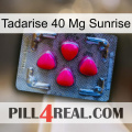 Tadarise 40 Mg Sunrise 13